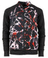 Ideology Big Girls Marble-Print Zip-Up Jacket Size Large 14